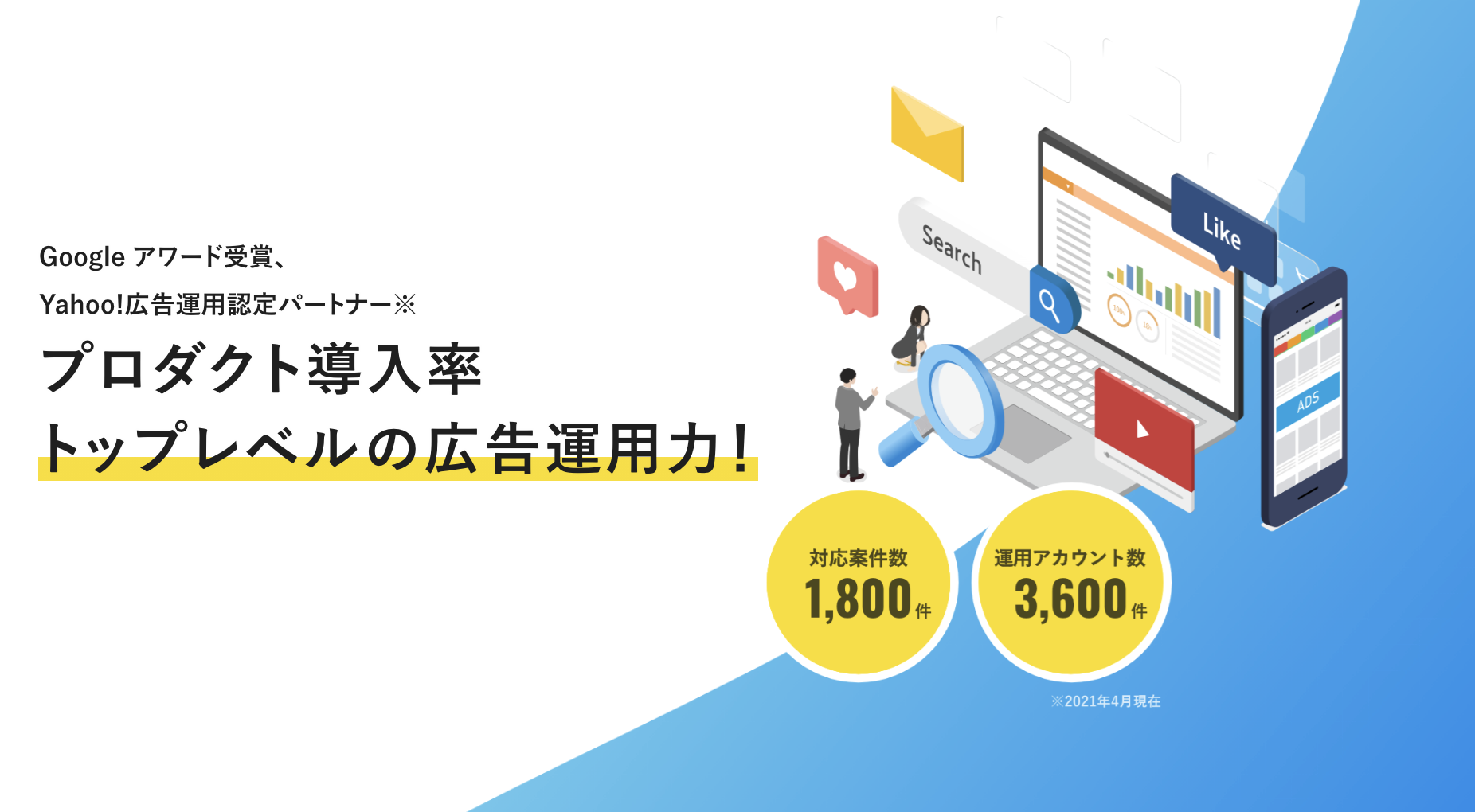Web広告運用の実績多数！リスティング・SNS・DSPまで対応｜ジオコード