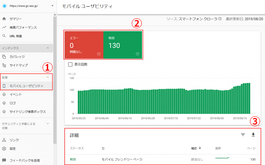 サーチコンソールモバイルユーザビリティ画像