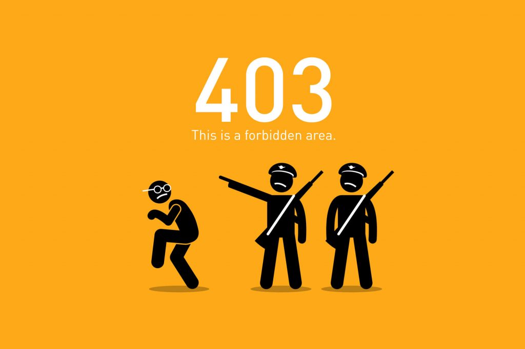 403 Forbidden エラーの原因