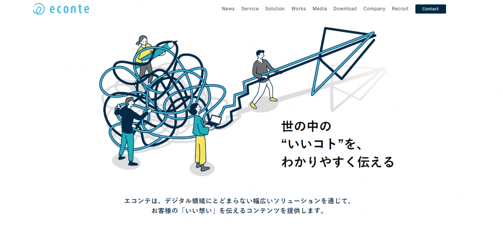 幅広い業界のコンテンツマーケティング支援に対応「株式会社エコンテ」