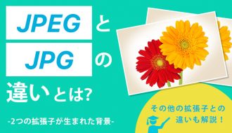 JPEGとJPGの違いって？その他の拡張子との違いも解説！